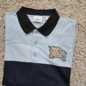 Burberry mens polo shirt M